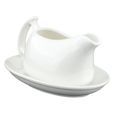 White Tie Gravy Boat