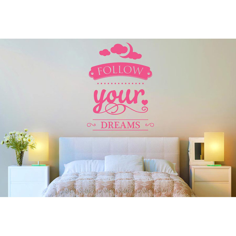 Wall Decal, Medium, Pink