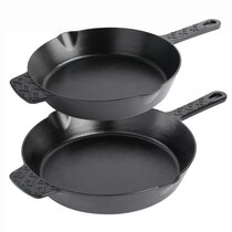 Spice by Tia Mowry - Tia's Healthy Nonstick Ceramic 14-Inch Charcoal  Aluminum Skillet 