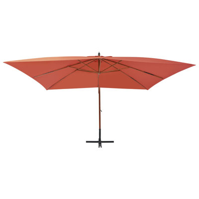 Parasol de jardin extérieur en terre cuite