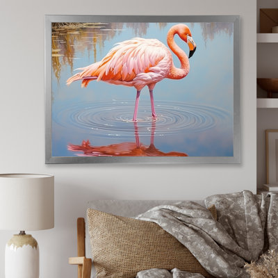 «Pink Flamingo Secret Beauty» sur toile