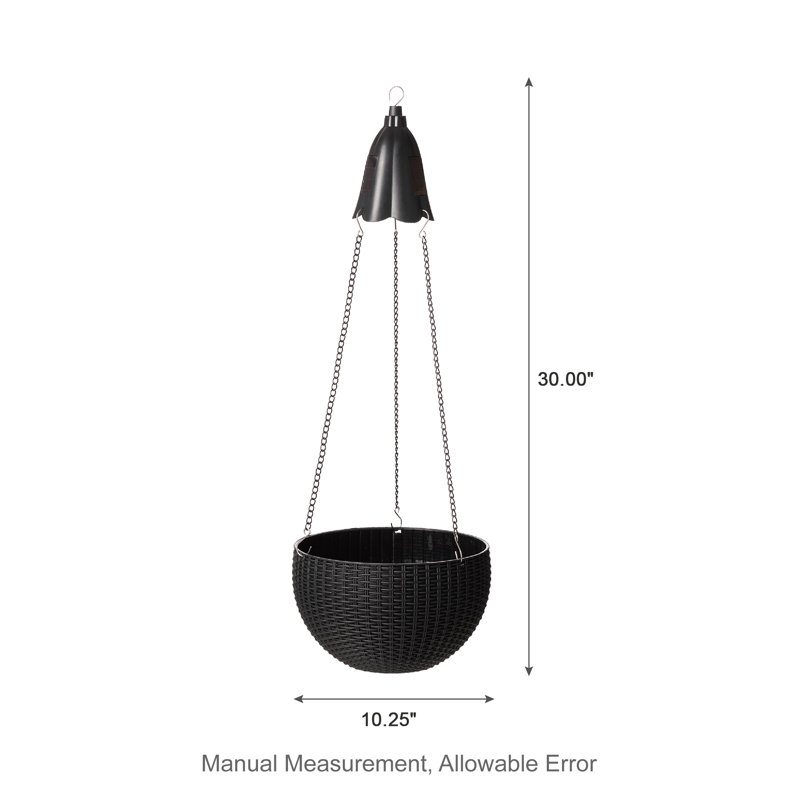 Hanging Planter, Black
