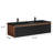 58.74" Wall-Mount Double Bathroom Vanity Base Only