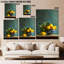 Art mural citron, cuisine murale citron, fruits italien, décoration murale pour cuisine, reproduction d'art rétro sur toile citron méditerranéen, 24 po x 32 po-943717195