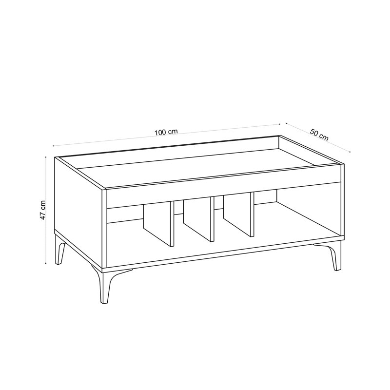 Table basse avec rangement Salcombe