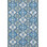 Blue Diamond Decorative Woven Base Area Rug