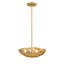 Lustre 5 lumières feuille d'or Eclectic-1472353007-1472353006