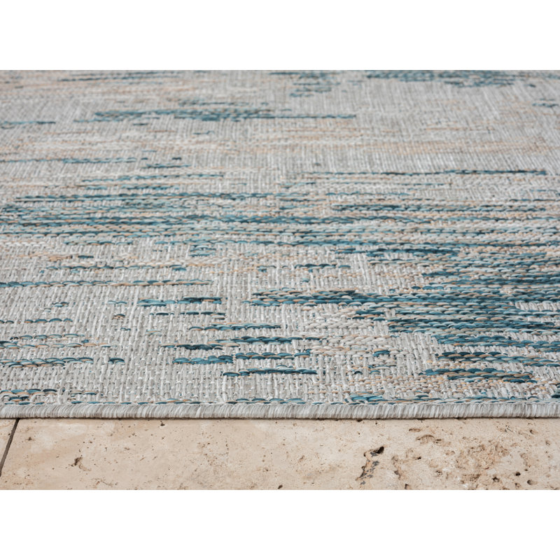 Abstract Indoor Rug, Rectangle 5' x 6'11"