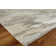 Silk Abstract Area Rug in Light Silver/Gray