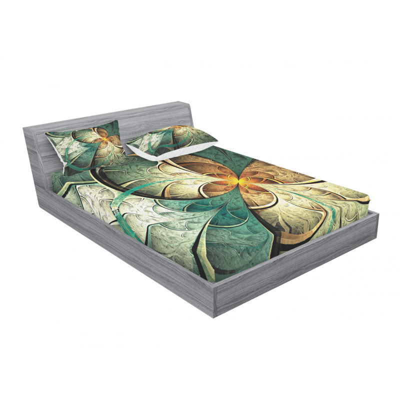 Microfiber Sheet Set, Queen Sheet Set with Fitted Sheet