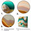 Art liquide, agate bleue turquoise sur toile-431237844-431237675