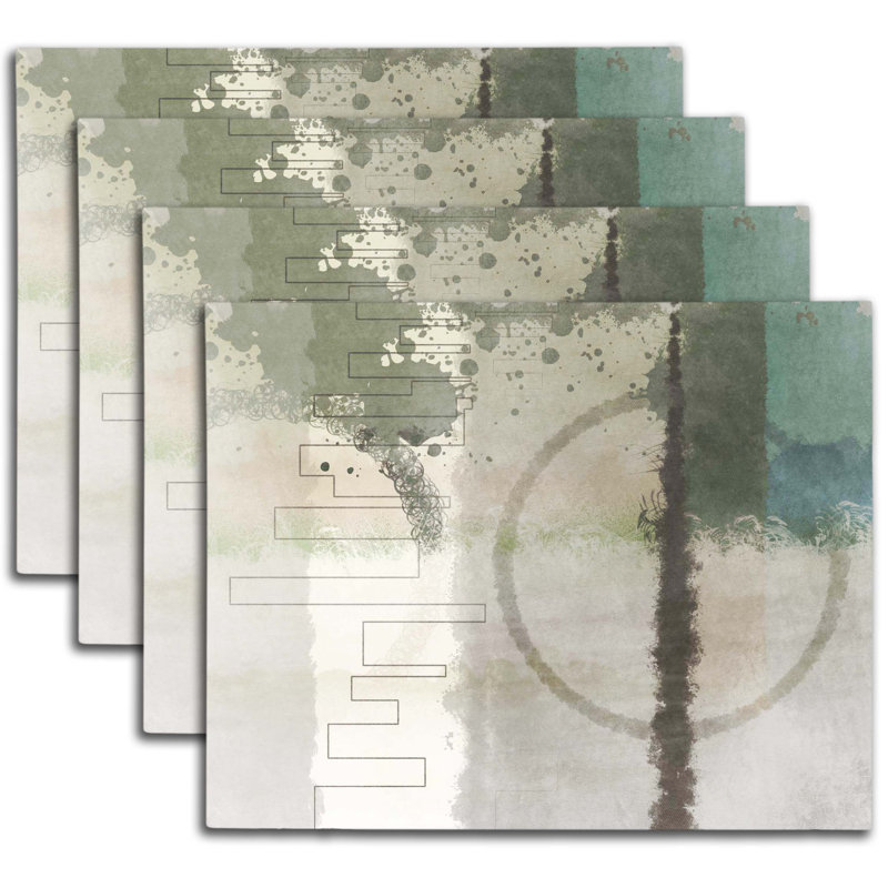 Napperon abstrait en polyester