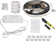 LED Tape Lighting Kit White Color Controllable, 16ft of Cut-and-Connect Professional Grade Lighting with Wireless/Smart Control