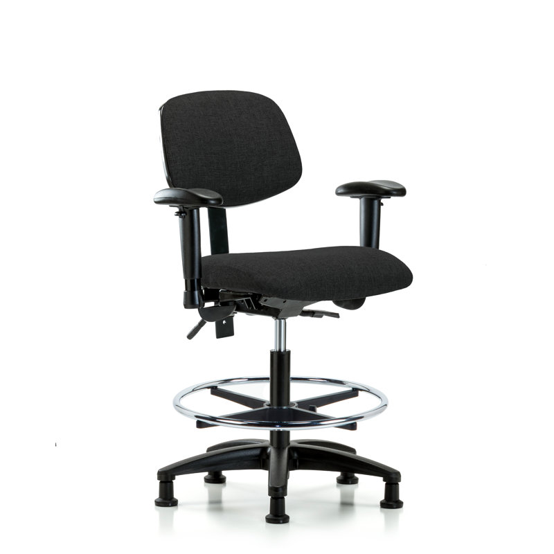 Task Chair, Black, Glides