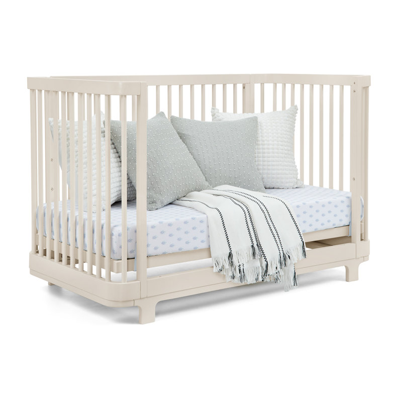 Lit de bébé convertible Nest 4-en-1, Crème, crème