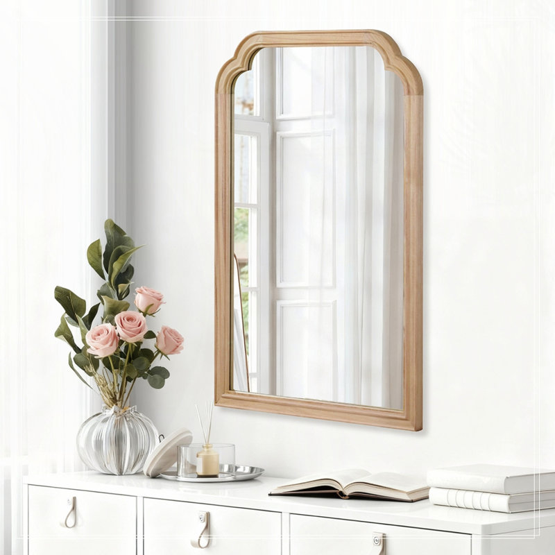 Miroir de coin, Brun jaune, 30 po x 20 po