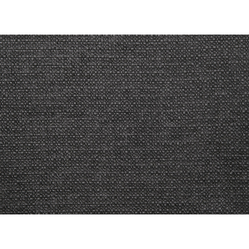Ensemble de 2 chaises d'appoint en tissu noir et finition noire Jaramillo