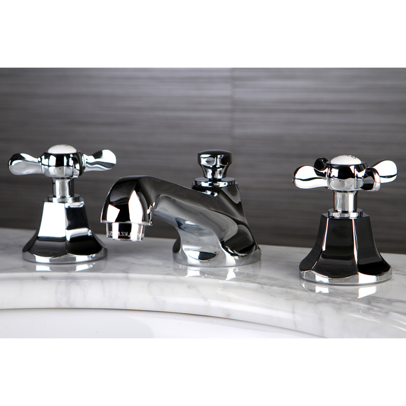 Essex 8" Traditional Polished Chrome Widespread Bathroom Faucet