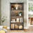 Display Case With Tempered Glass Shelves And Doors