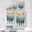 Tulipes dans une rangée I - Toile tendue avec châssis de qualité supérieure - Prêt à être accroché-158558438