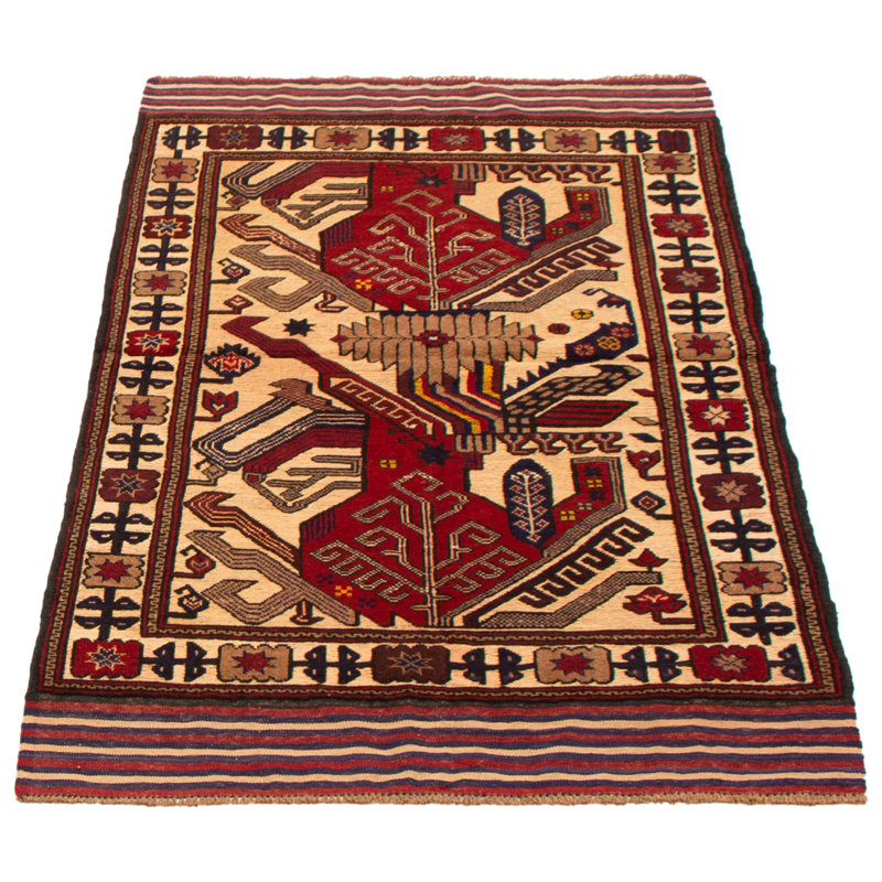 Tapis brun clair Scipio 3 pi 9 po x 6 pi 4 po