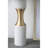 15x15x30" Cement With Metal  Table Lamp