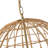 Robbie 4-light 19.69 inch Oversize Rattan Boho Dimmable Adjustable Pendant Light Chandelier