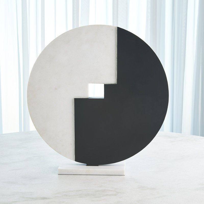 Stone Medallion Sculpture