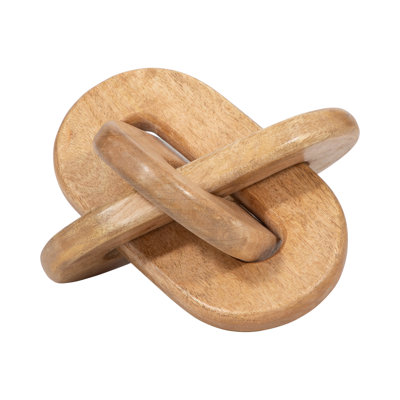 Medich Neutral Wood Decorative Knot Figurine