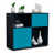 Anthracite/Turquoise