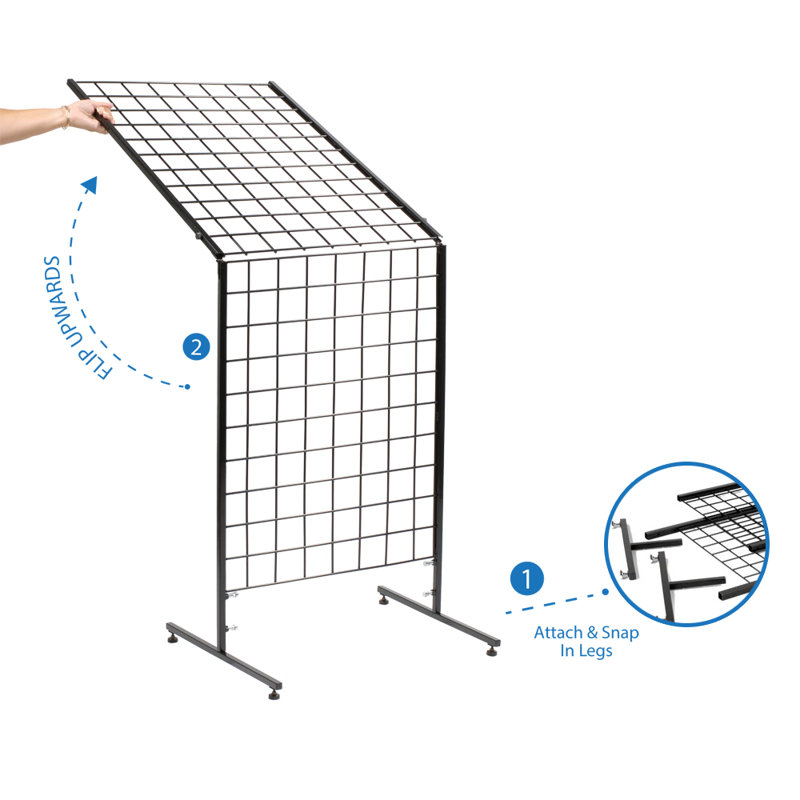 Présentoir à grille Grid And Go Aila-May