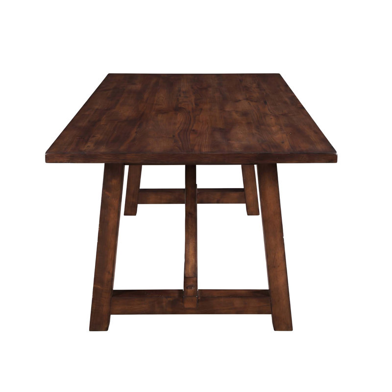 Table de salle à manger à tréteaux Farmhouse pour 4-6 places