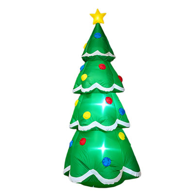6.9FT Christmas Inflatable  Animation Toys Made Of PVC Material For Christmas tree Claus Decoration Christmas Eve Decorations Plastic Toys