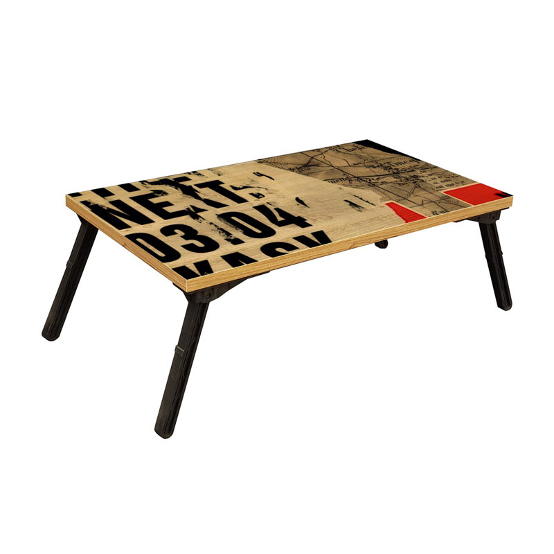 Bureau debout moderne pour ordinateur portable, pin atlantique et blanc, 23,6 po x 9,8 po x 15,4 po | 100% panneau de particules enduit de mélamine, épaisseur: 0,7 pouce | Table polyvalente avec rangement supplémentaire, design élégant et fonctionnel