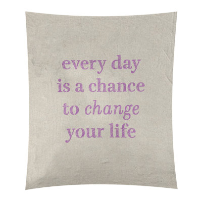 Tapisserie en polyester changer votre citation vie