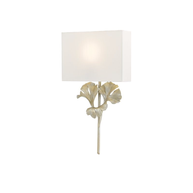 Gingko Wrought Iron Flush Mounted Sconce