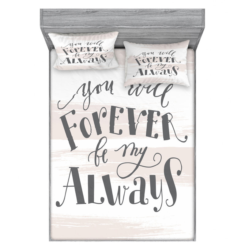 Microfiber Sheet Set, Queen Sheet Set with Fitted Sheet