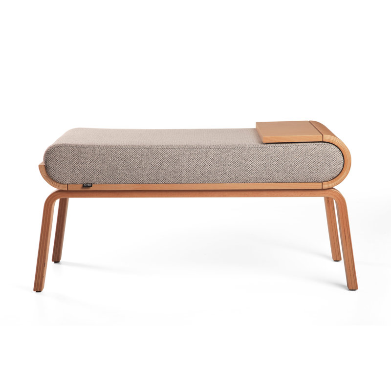 So Upholstered Bench, Natural