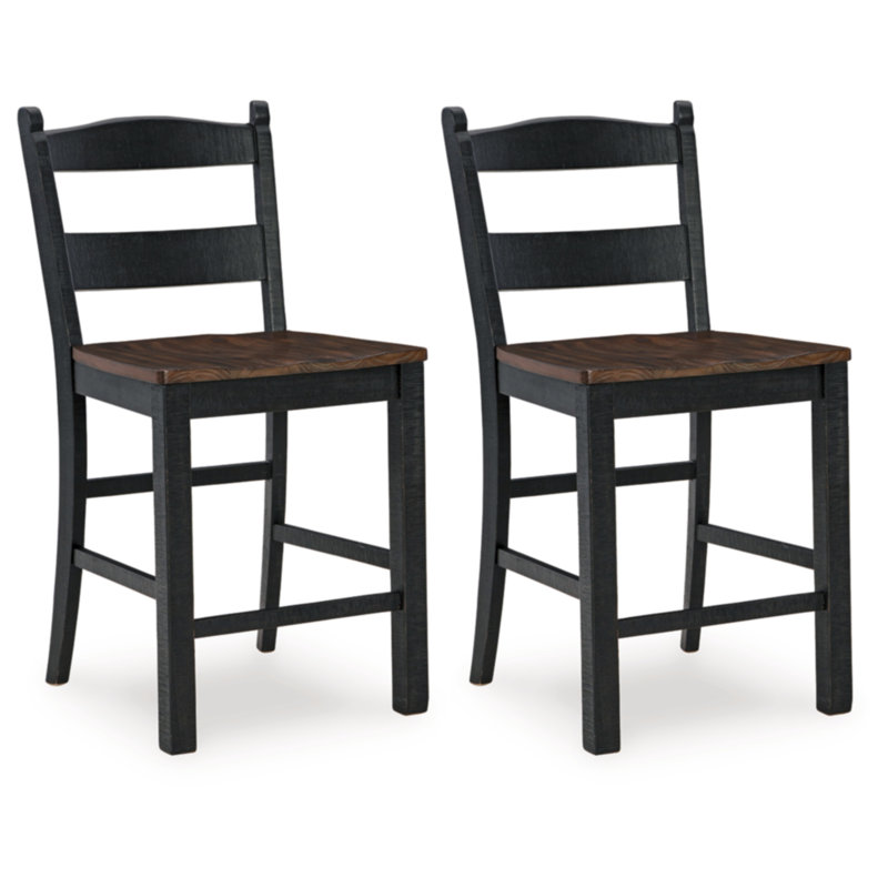 Taylen Swivel Solid Wood Counter Stool
