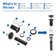Pop-Up Bathroom Sink Drain Stopper with Overflow