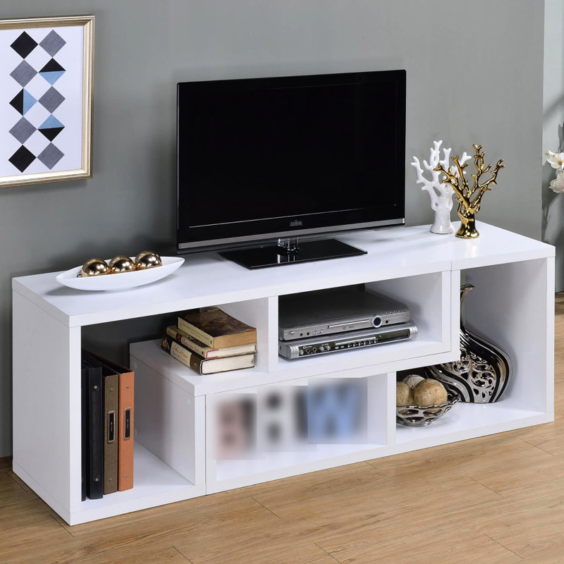 Versatile White Bookcase With 15.63 Inches Width For Compact Spaces Open Back Easy Wiring In Office