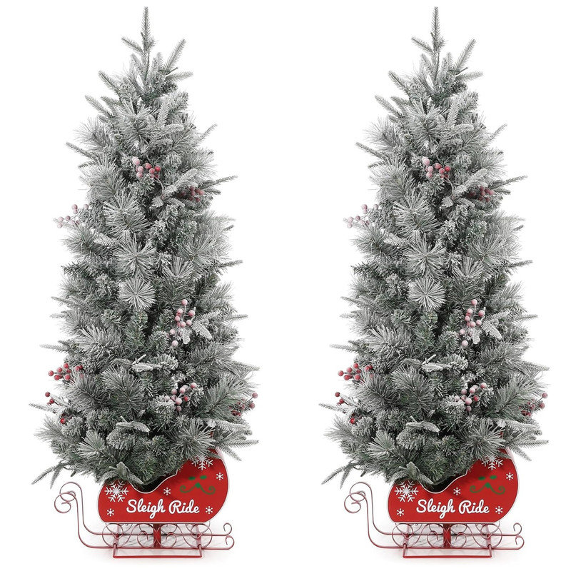 54' H Lighted Artificial Christmas Tree