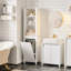 Senza Wall Mounted Required Linen Cabinet