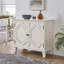 Buffet 33,6 "en bois rétro, blanc antique-1755474553-1755474555