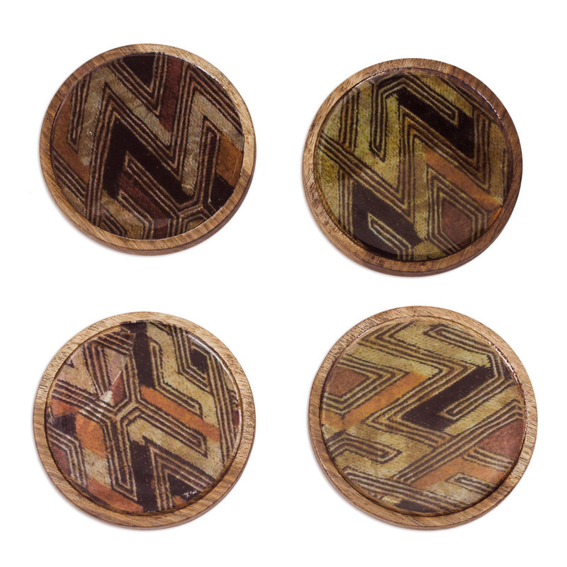 Round 4 Piece Coaster Set