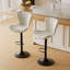 Tabourets de bar modernes et pivotants avec siège réglable en tissu et repose-pieds pour bar à hauteur de comptoir (ensemble de 2)-2082776996