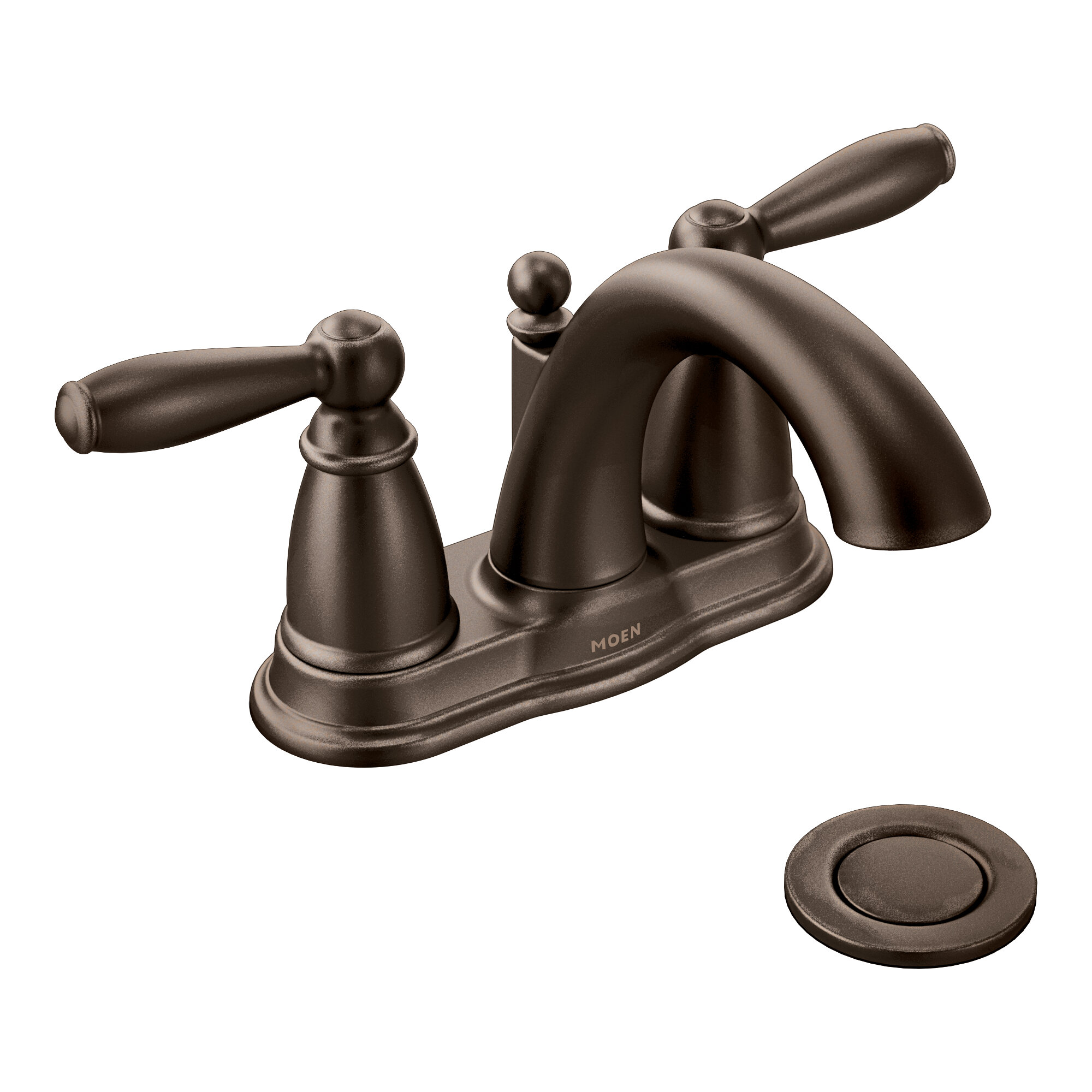 Brantford Centerset Bathroom Faucet with Drain Assembly