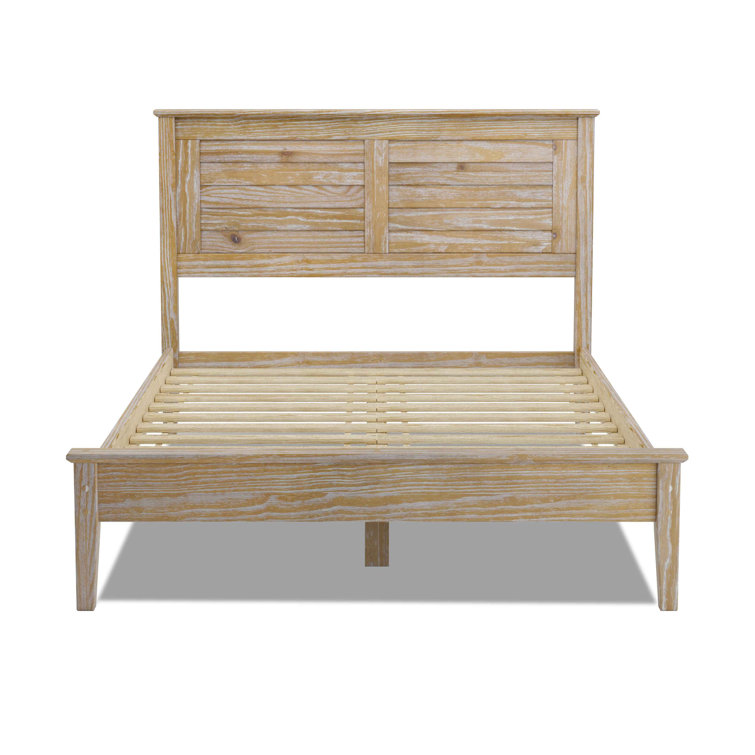 Greenport Solid Wood Louvered Bed