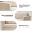 Cicero 204Cm Velvet Flared Arm Sofa-1933434131