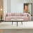 Yazgur Boneless 93.6" Curved Modern Upholstered Sofa-2092739316-2093950923